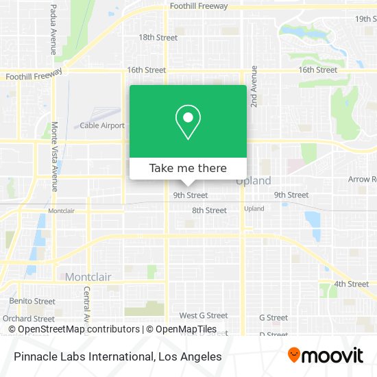 Pinnacle Labs International map