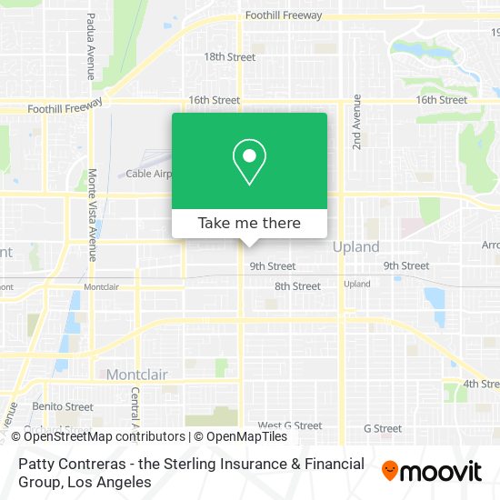Patty Contreras - the Sterling Insurance & Financial Group map