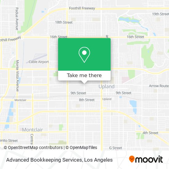 Advanced Bookkeeping Services map