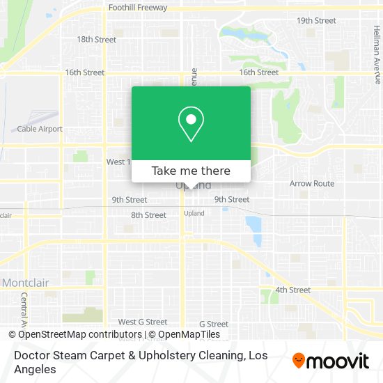 Doctor Steam Carpet & Upholstery Cleaning map