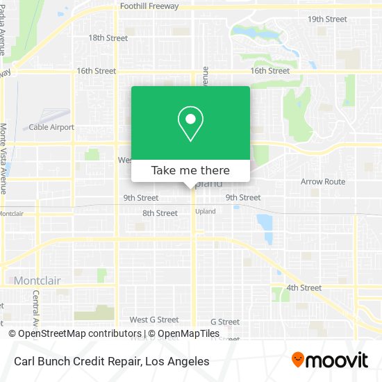 Carl Bunch Credit Repair map