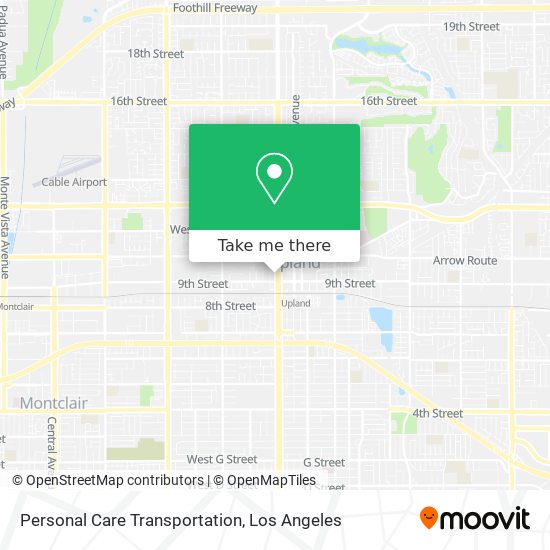 Personal Care Transportation map