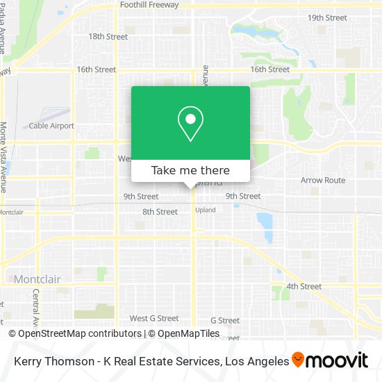 Kerry Thomson - K Real Estate Services map