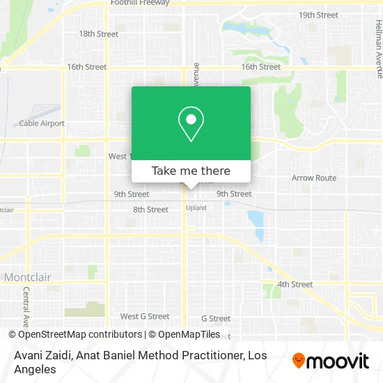 Avani Zaidi, Anat Baniel Method Practitioner map