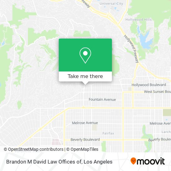 Mapa de Brandon M David Law Offices of