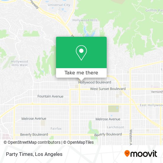 Party Times map