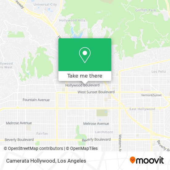 Camerata Hollywood map