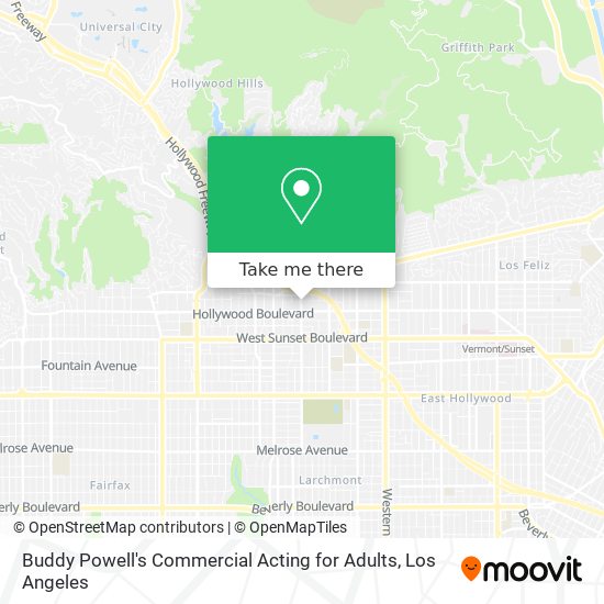Mapa de Buddy Powell's Commercial Acting for Adults