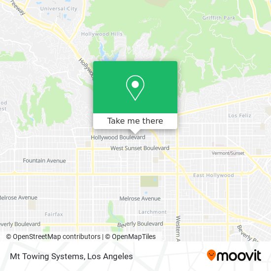 Mt Towing Systems map