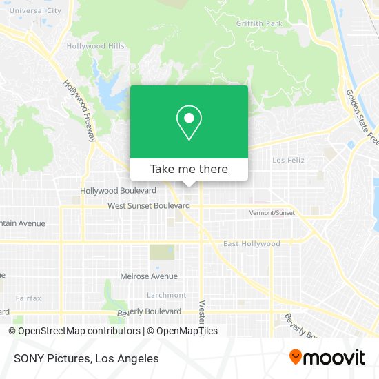 SONY Pictures map
