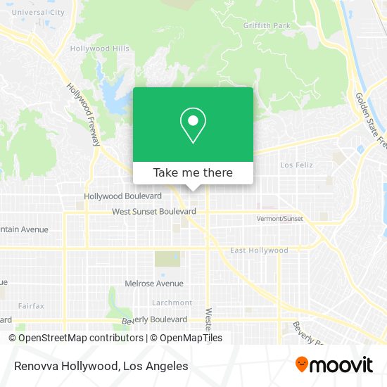 Mapa de Renovva Hollywood