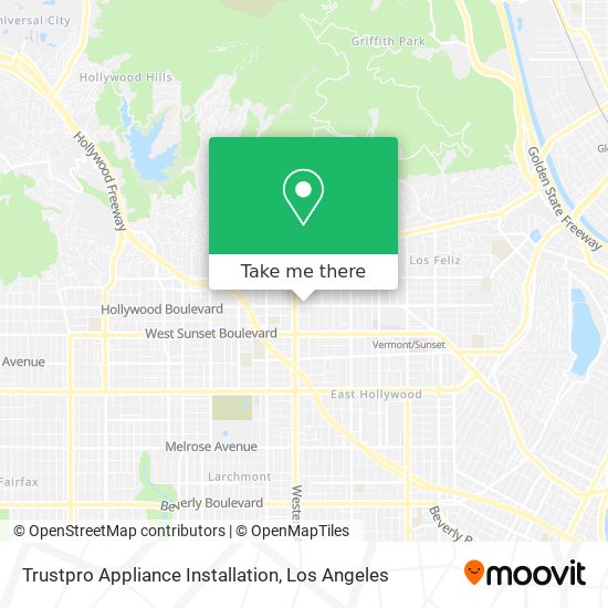 Trustpro Appliance Installation map