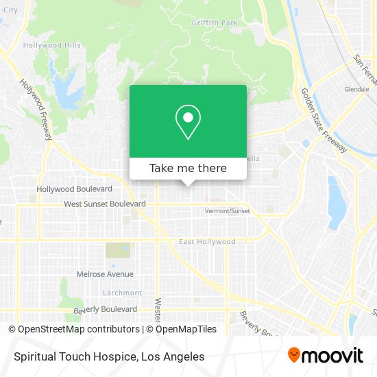 Spiritual Touch Hospice map