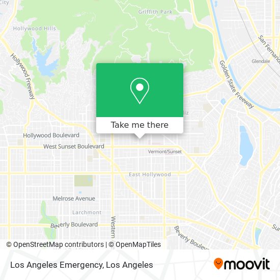 Los Angeles Emergency map