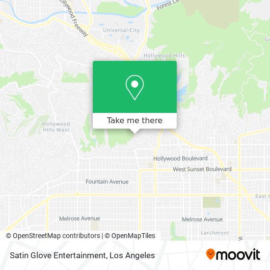 Satin Glove Entertainment map