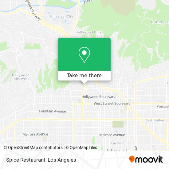 Spice Restaurant map