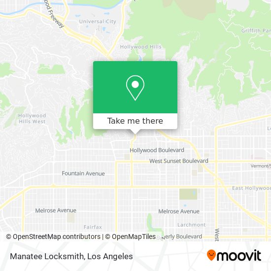 Mapa de Manatee Locksmith