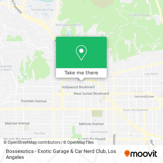 Bossexotics - Exotic Garage & Car Nerd Club map