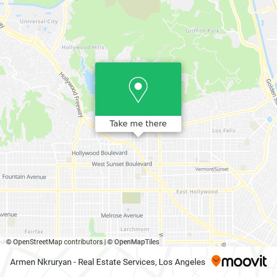 Armen Nkruryan - Real Estate Services map