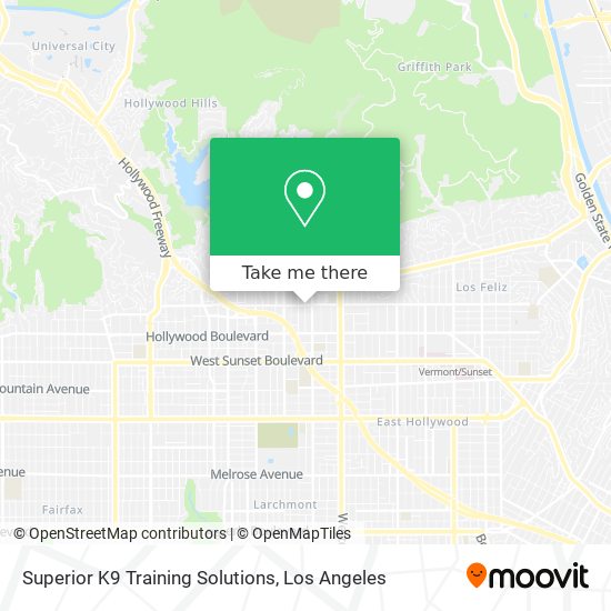 Superior K9 Training Solutions map