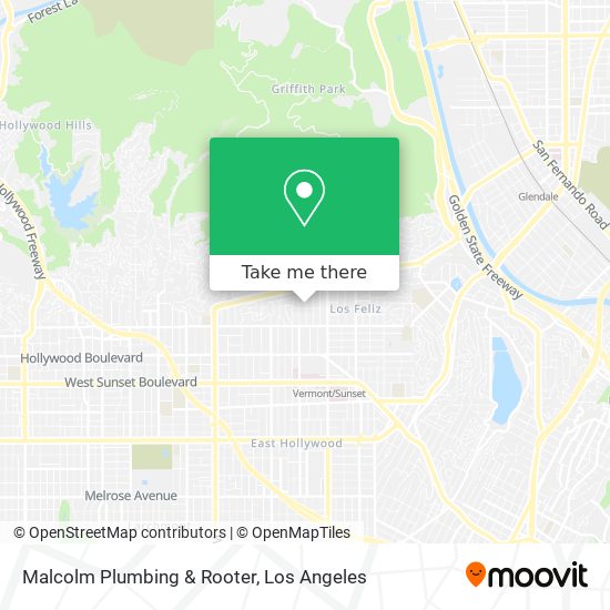 Malcolm Plumbing & Rooter map