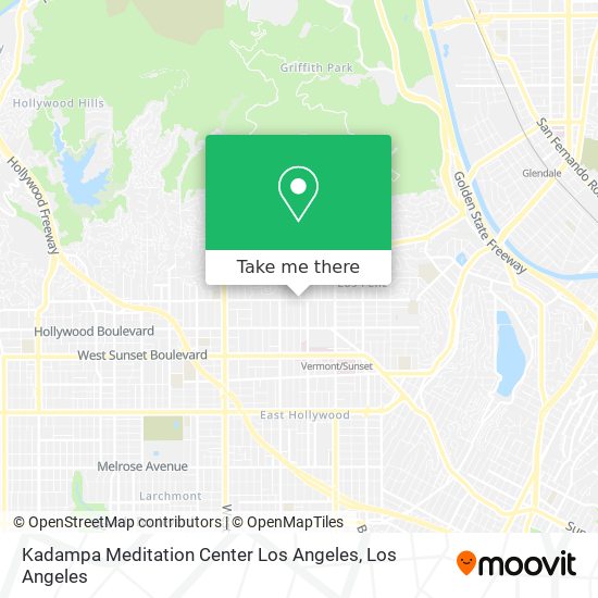 Kadampa Meditation Center Los Angeles map