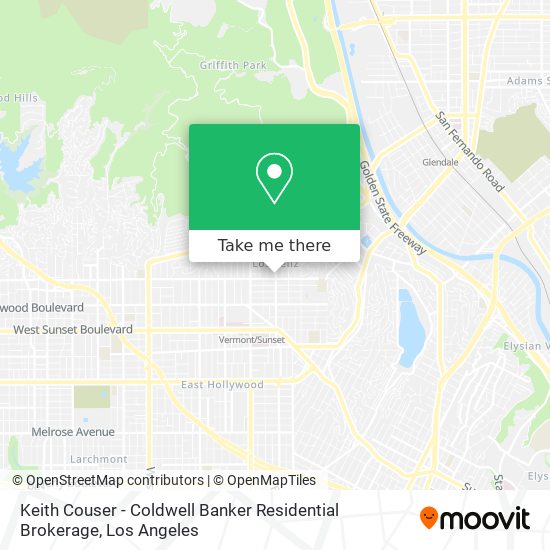 Keith Couser - Coldwell Banker Residential Brokerage map