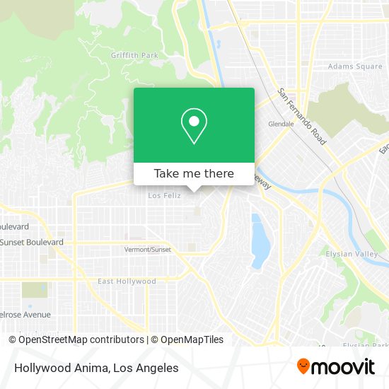 Hollywood Anima map