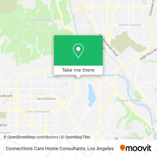 Connections Care Home Consultants map