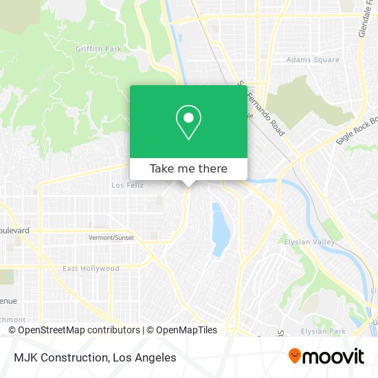 MJK Construction map