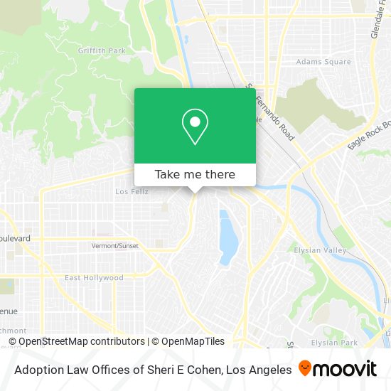 Adoption Law Offices of Sheri E Cohen map