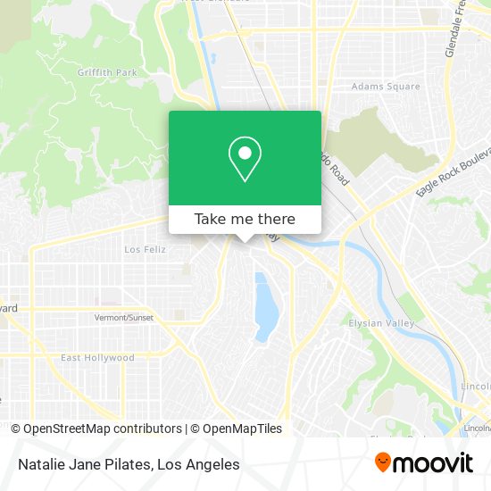 Natalie Jane Pilates map