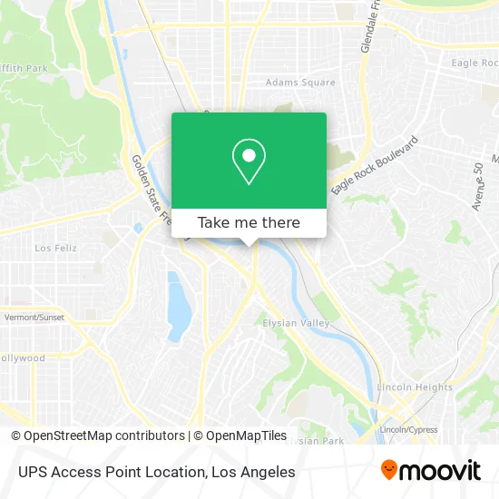 Mapa de UPS Access Point Location