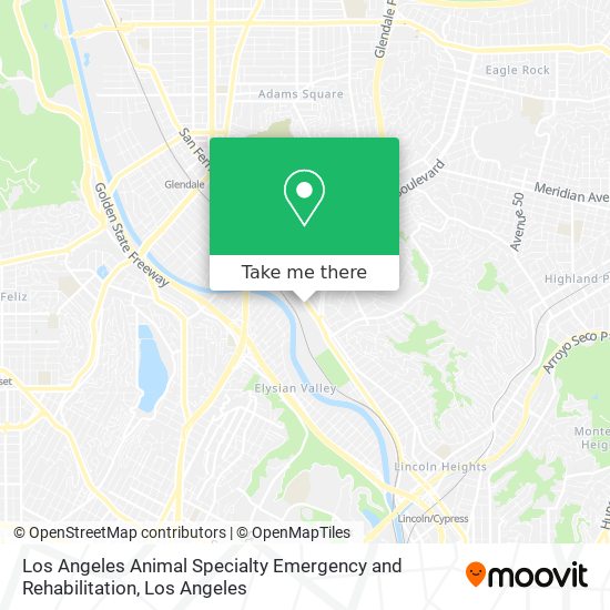 Los Angeles Animal Specialty Emergency and Rehabilitation map