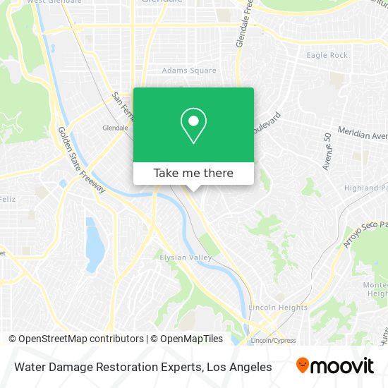 Water Damage Restoration Experts map