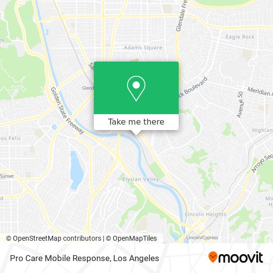 Pro Care Mobile Response map