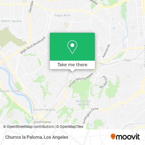 Mapa de Churros la Paloma