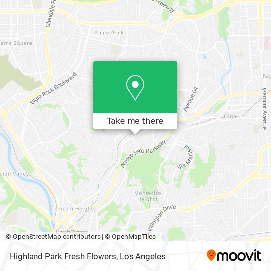 Mapa de Highland Park Fresh Flowers