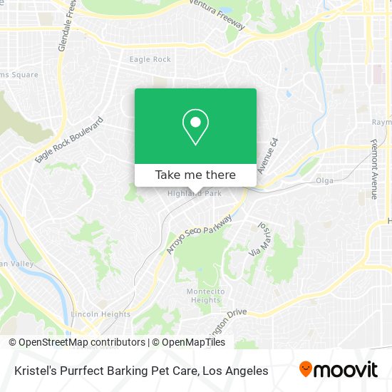 Mapa de Kristel's Purrfect Barking Pet Care