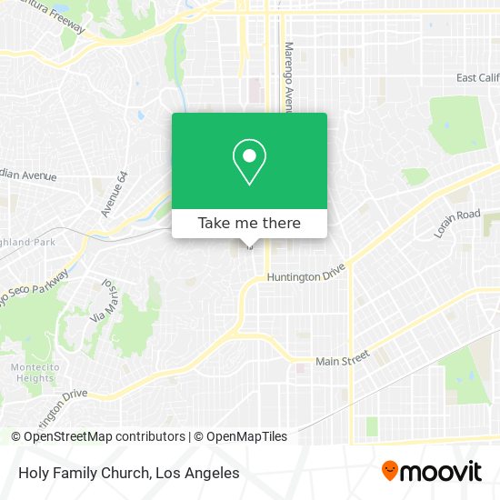 Holy Family Church map