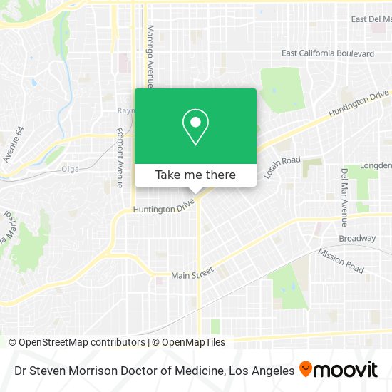 Dr Steven Morrison Doctor of Medicine map