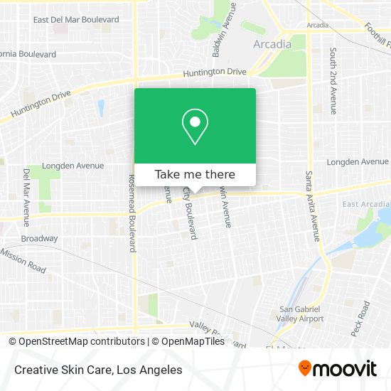 Creative Skin Care map