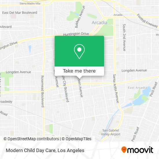 Modern Child Day Care map