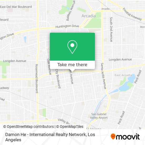 Mapa de Damon He - International Realty Network