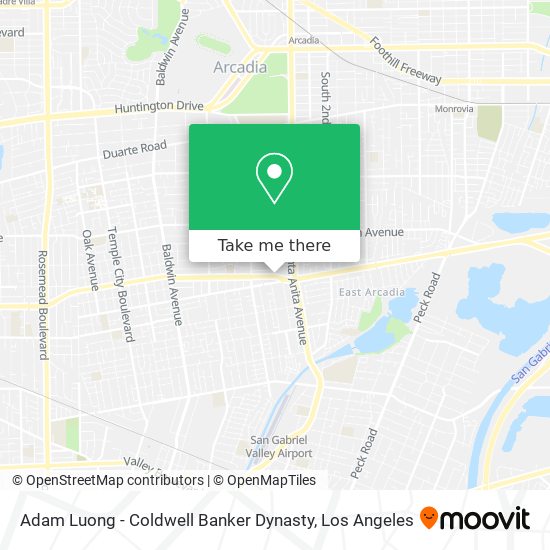 Adam Luong - Coldwell Banker Dynasty map