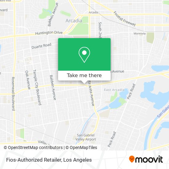 Fios-Authorized Retailer map