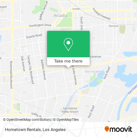 Mapa de Hometown Rentals