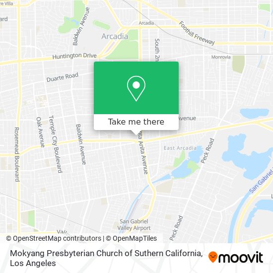 Mapa de Mokyang Presbyterian Church of Suthern California