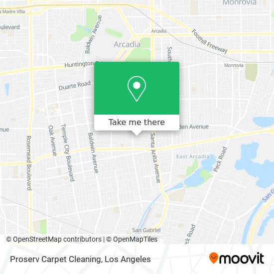 Proserv Carpet Cleaning map