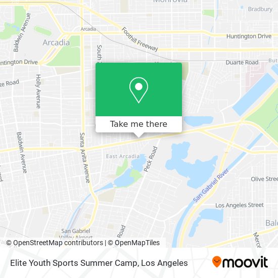 Mapa de Elite Youth Sports Summer Camp